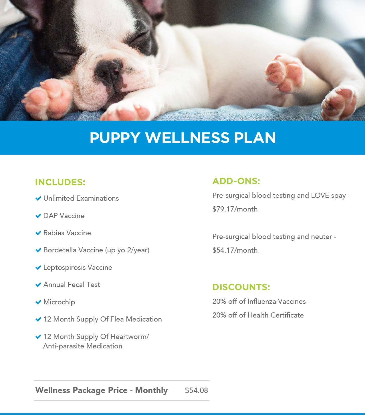 Puppy Wellness Plans Banner